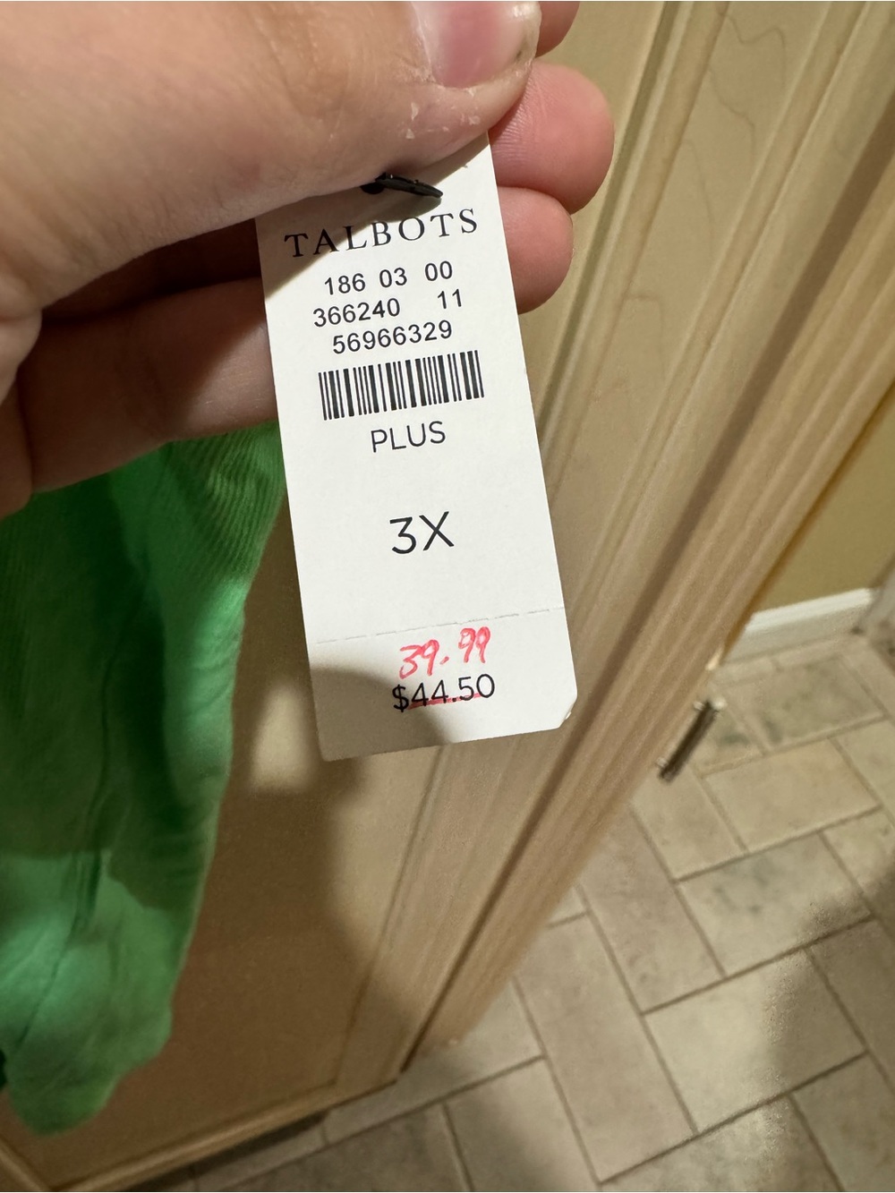 Talbots Bright Green Racerback Tank - Picture 3 of 3